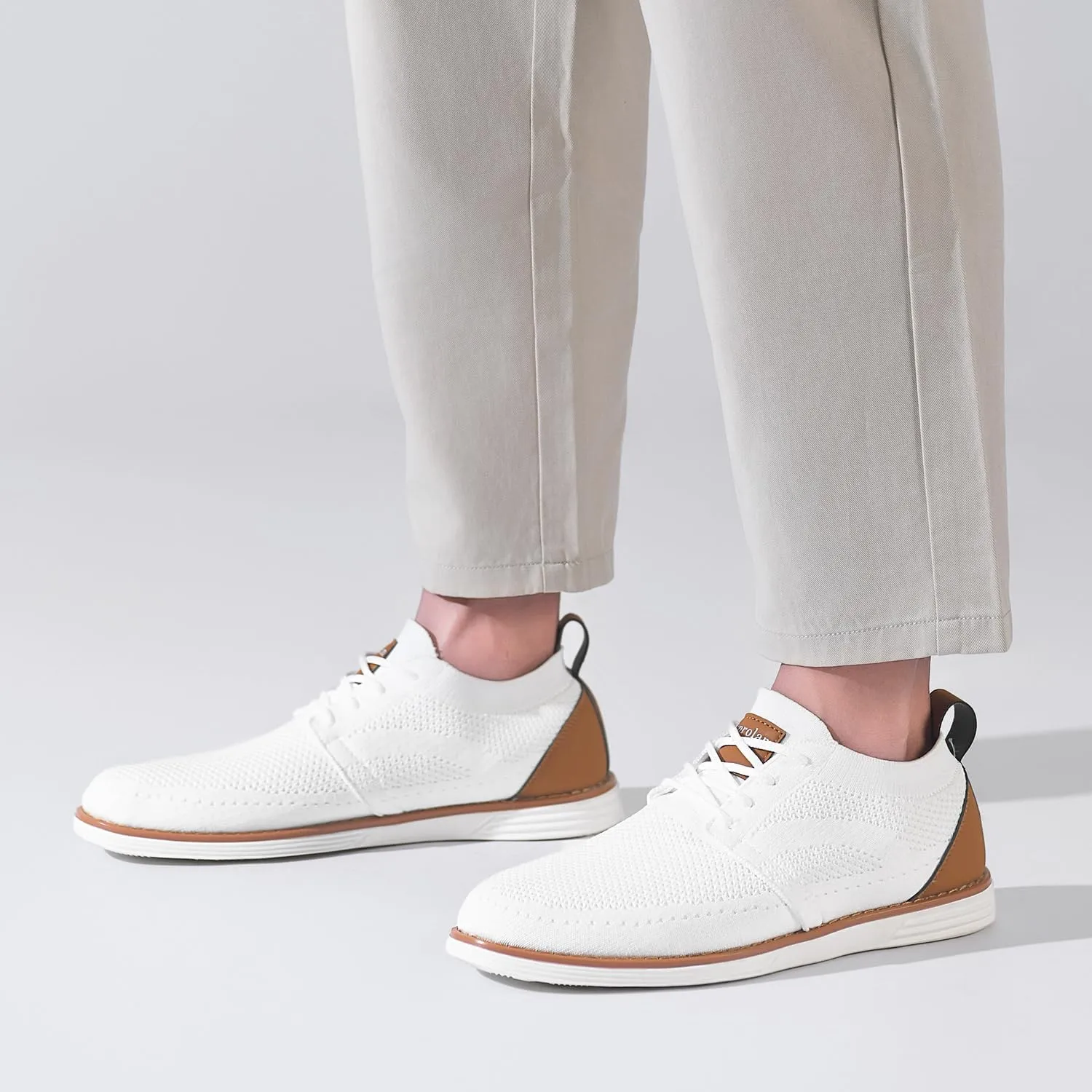 Men's Casual Shoes Comfortable Comfy Mesh Sneakers for Men Lightweight Dress Sneakers Fashion Walking Oxford