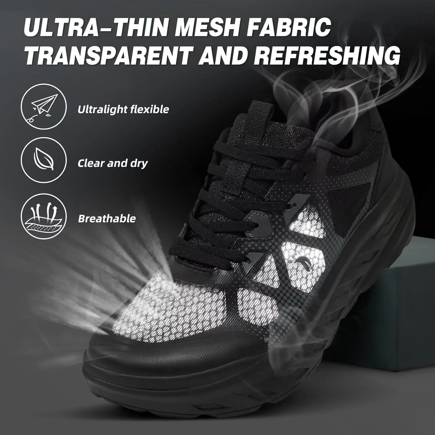 Men's Orthopedic Diabetic Wide Running Shoes: Comfortable Casual Arch Support Plantar Fasciitis Sports Sneakers, High Arch Swollen Outdoor Work Tennis Walking Shoes for Foot and Heel Pain Relief