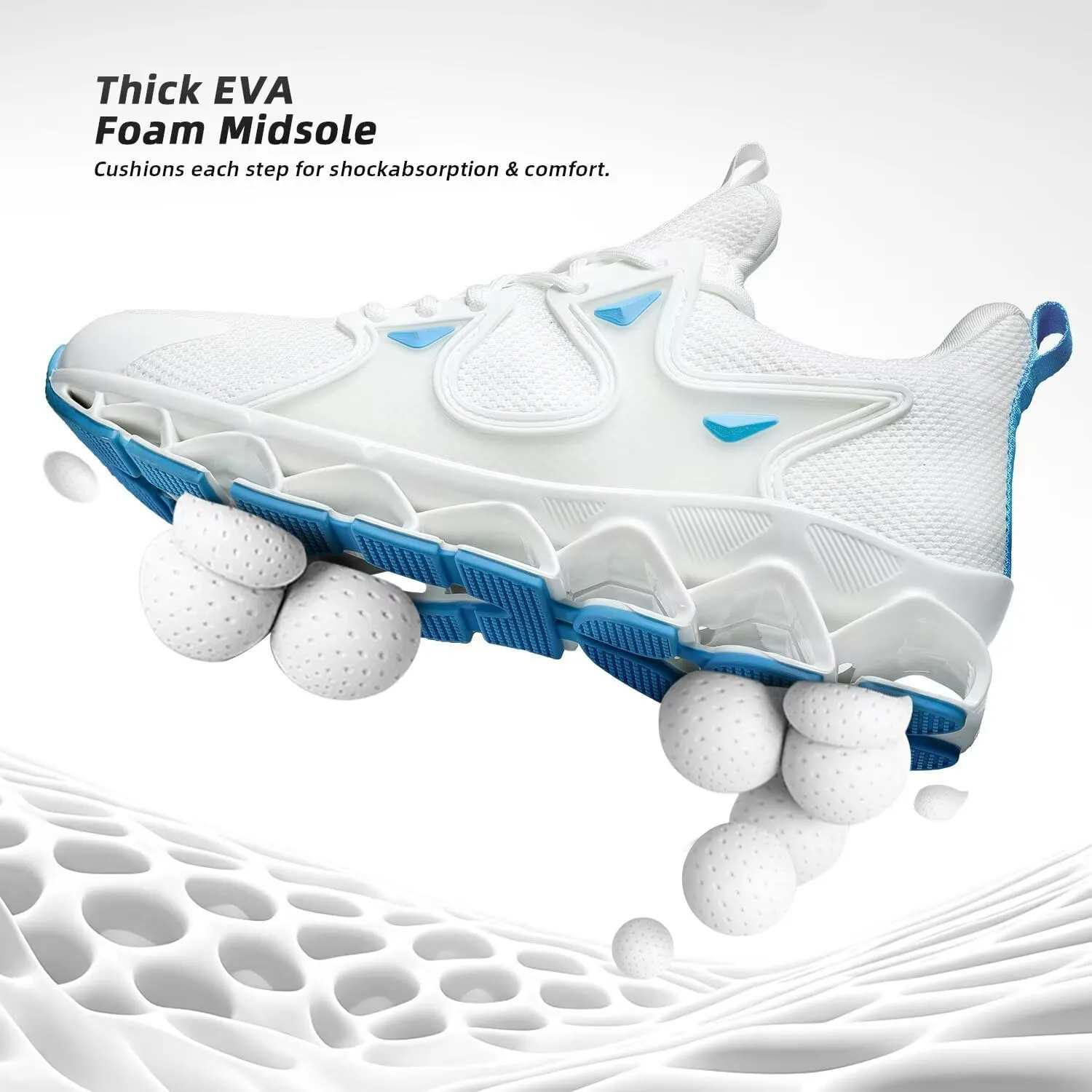 Mens Running Shoes Blade Fashion Sneakers Casual Slip on Tennis Walking Athletic Sport Trainers Zapatillas para Hombre