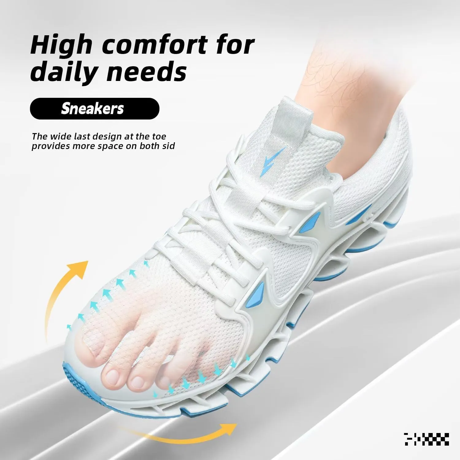 Mens Running Shoes Blade Fashion Sneakers Casual Slip on Tennis Walking Athletic Sport Trainers Zapatillas para Hombre
