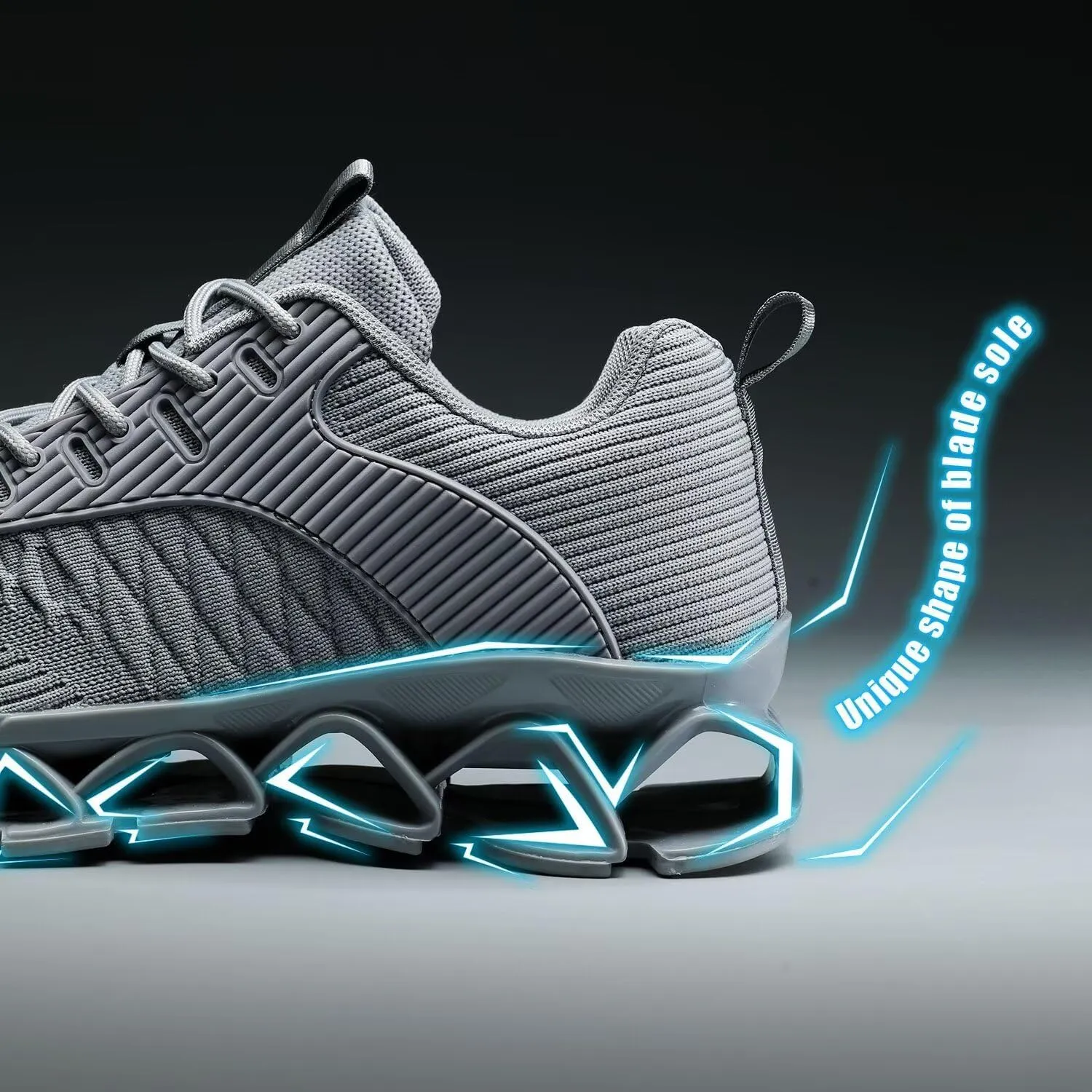 Men's Running Shoes Blade Tennis Walking Casual Fashion Sneakers Breathable Non Slip Gym Sports Work Athletic Trainers