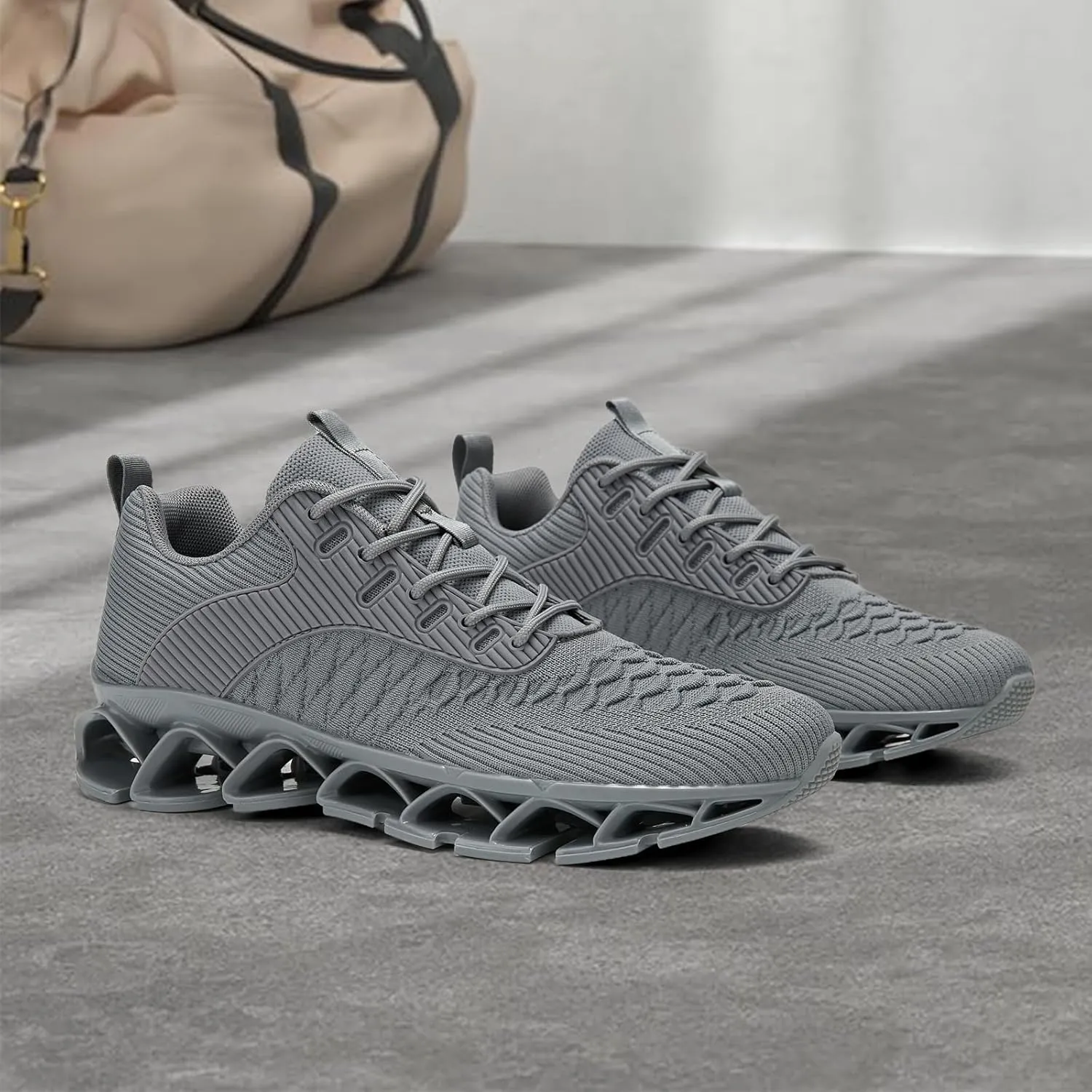 Men's Running Shoes Blade Tennis Walking Casual Fashion Sneakers Breathable Non Slip Gym Sports Work Athletic Trainers