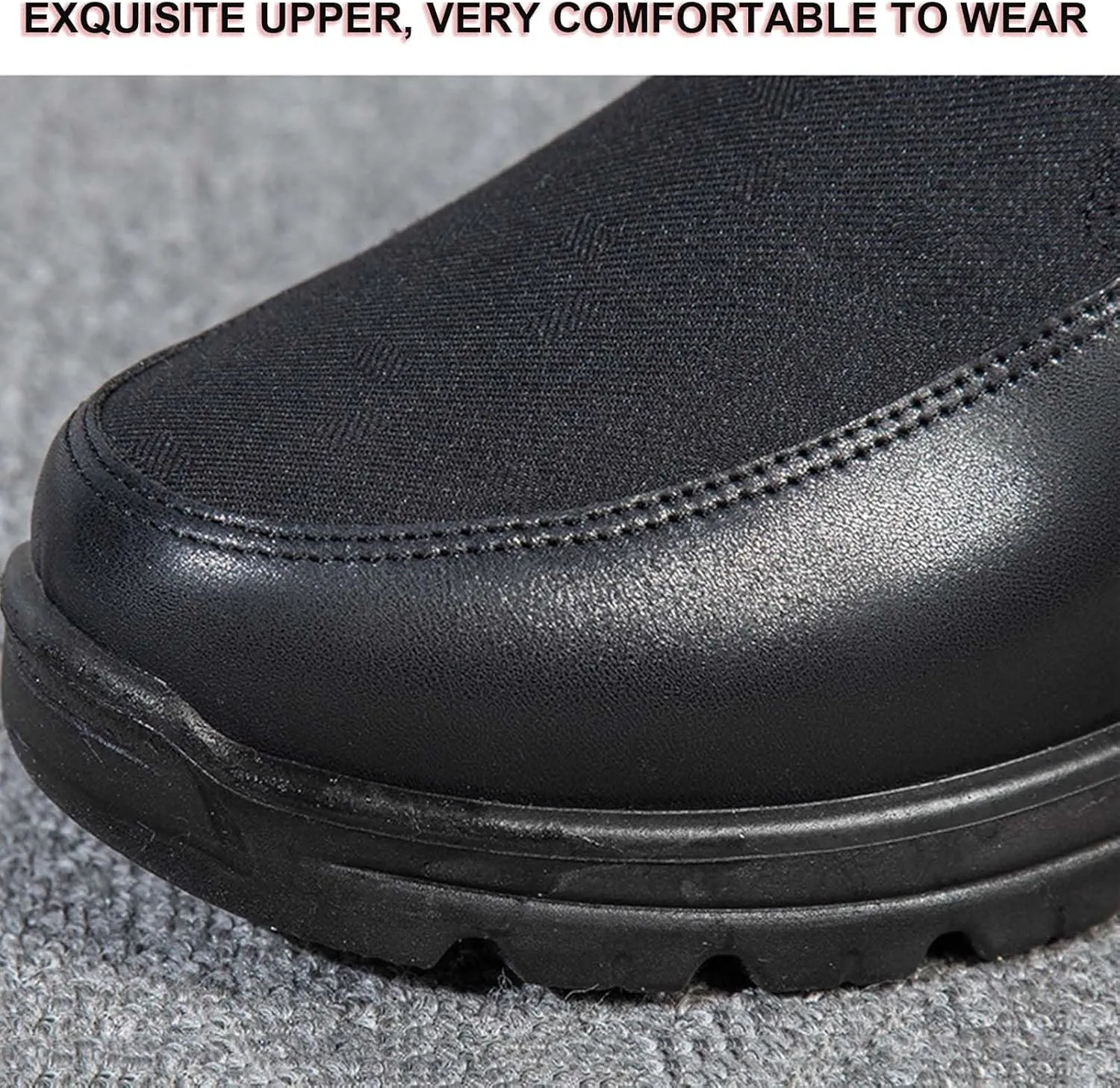 Men's Snow Shoes Waterproof Winter Outdoor Shoes Warm Fur Lined Sneakers Trekking Shoes Hiking Shoes