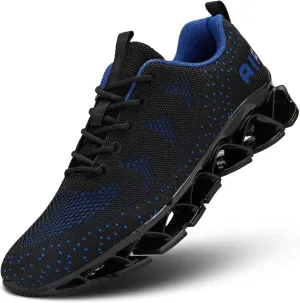 Mens Walking Shoes Blade Non Slip Fashion Sneakers Breathable Mesh Soft Sole Casual Athletic Running Sport Shoes