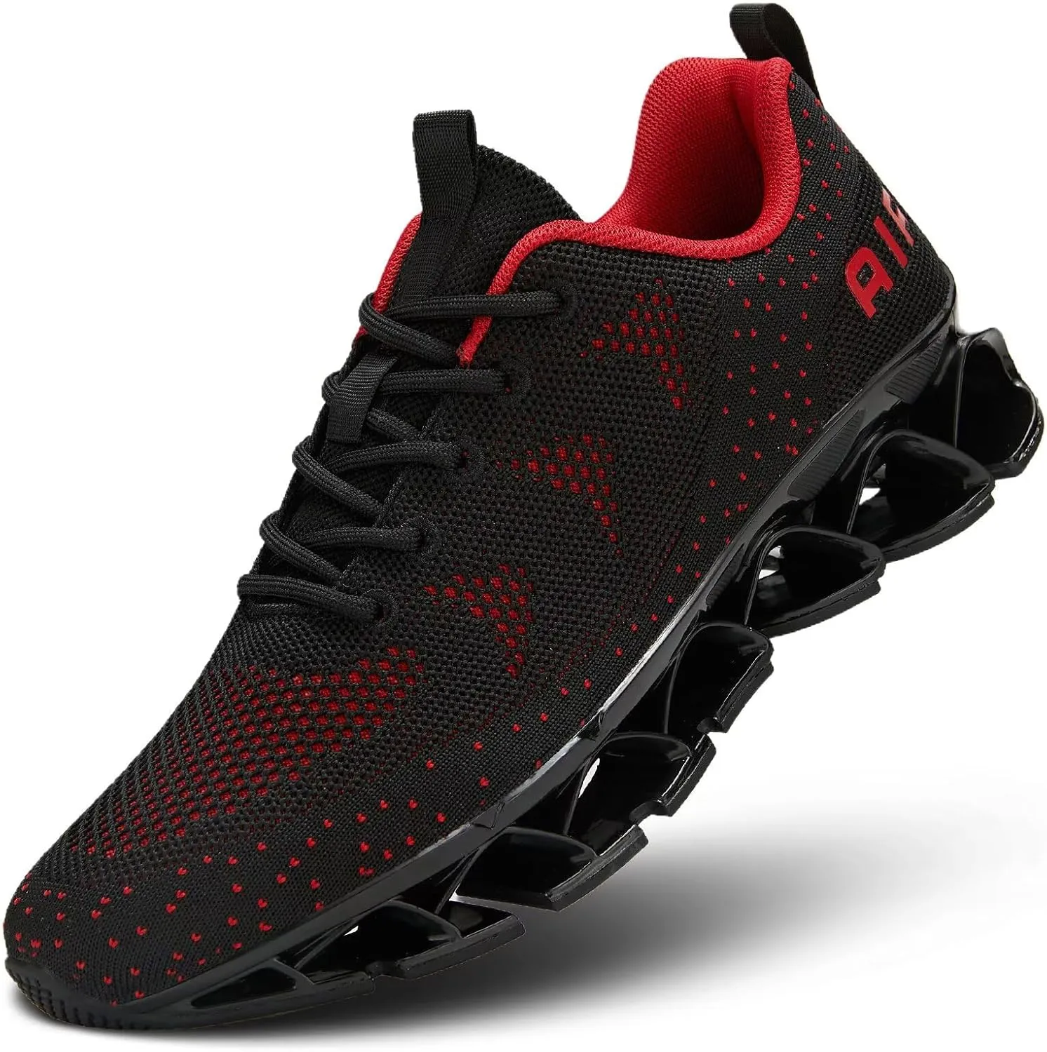Mens Walking Shoes Blade Non Slip Fashion Sneakers Breathable Mesh Soft Sole Casual Athletic Running Sport Shoes