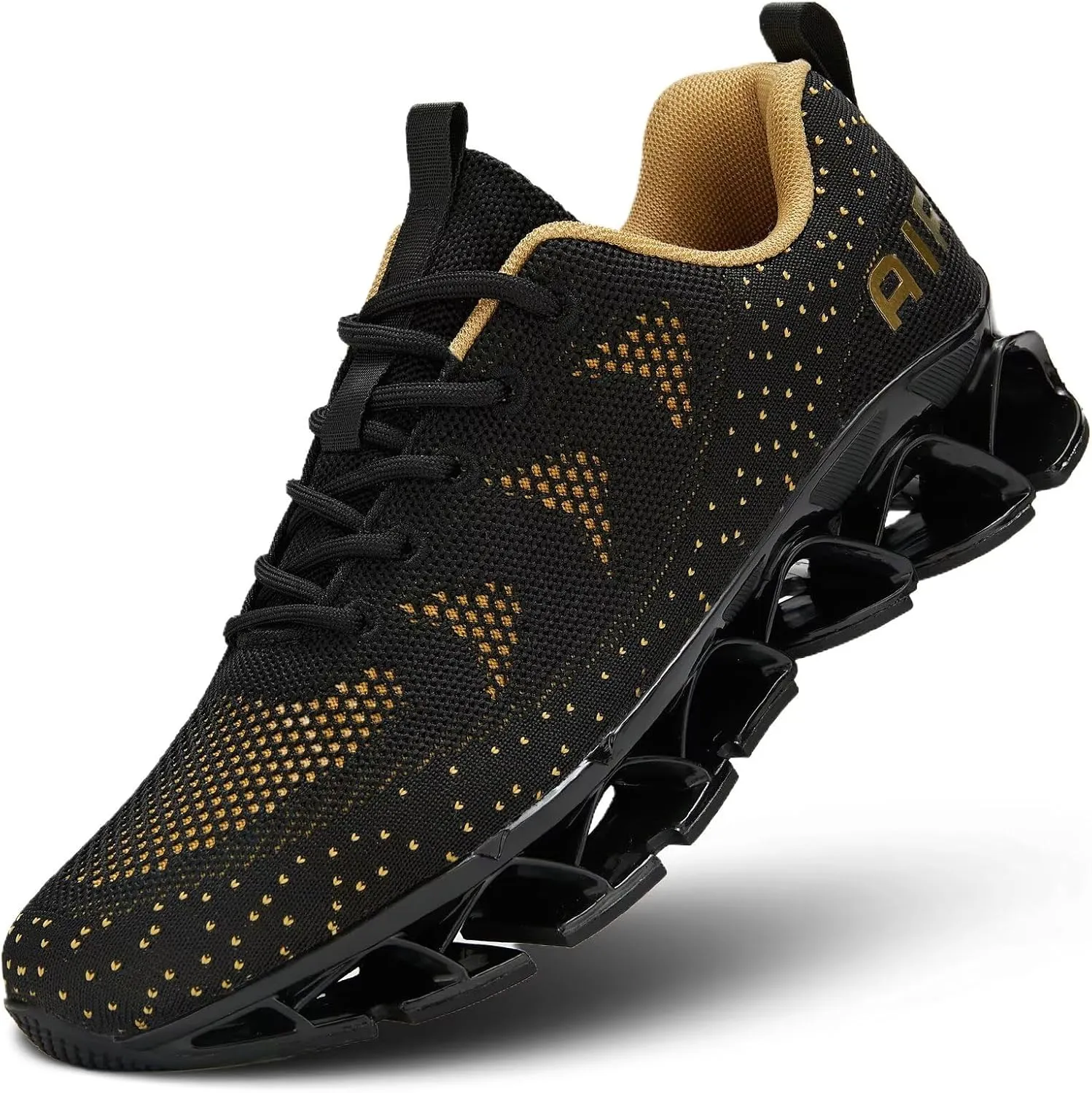 Mens Walking Shoes Blade Non Slip Fashion Sneakers Breathable Mesh Soft Sole Casual Athletic Running Sport Shoes