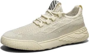 Men's Walking Shoes Slip-on Sneakers Breathable Mesh Running Shoes Lightweight Non Slip Hiking Shoes