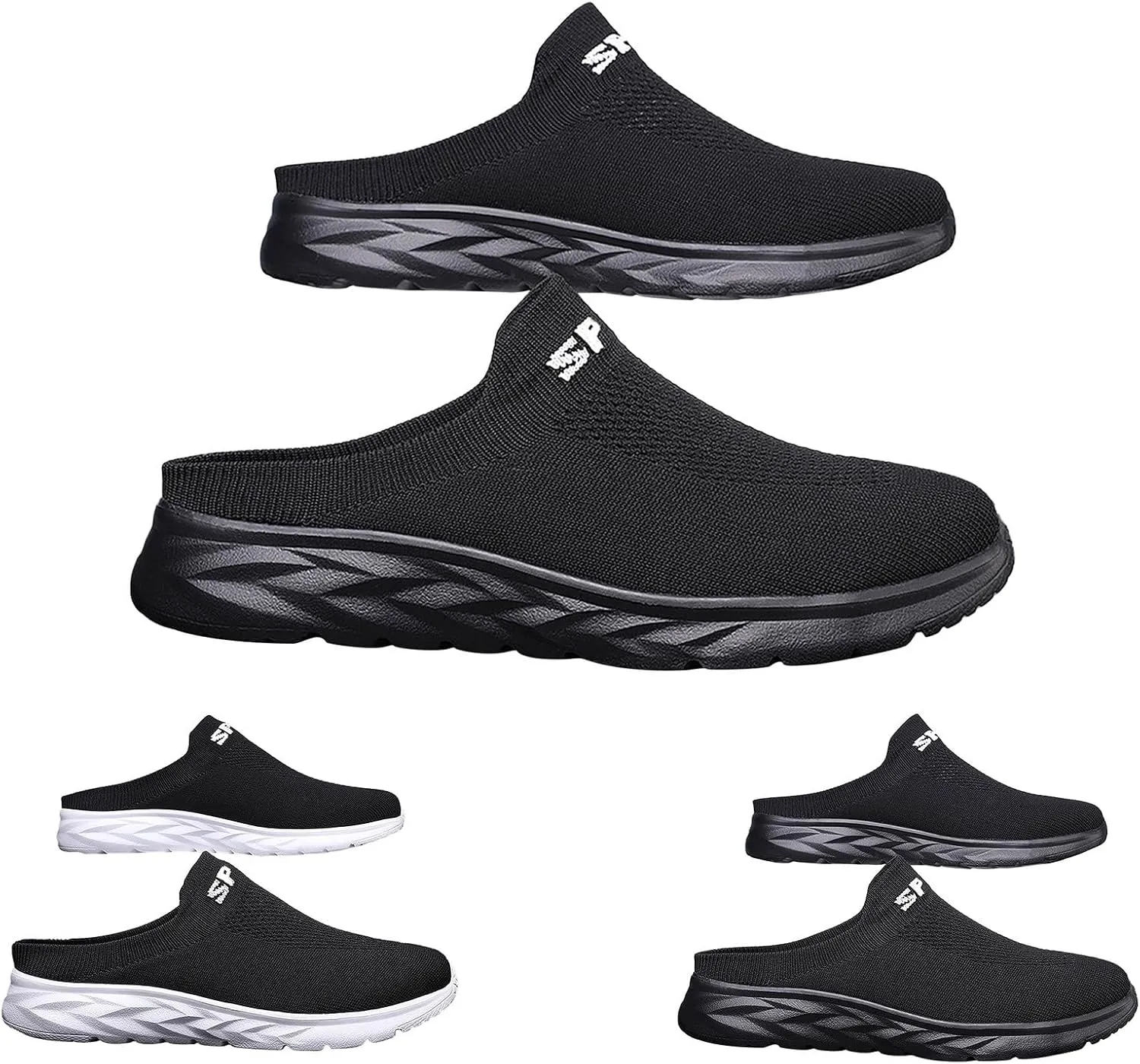 Mules for Women 2025 Backless Walking Sneakers Mens Tennis Shoes Cute Ladies Casual Shoes Slip On Sneakers Platform Tennis Shoe Casual Loafers