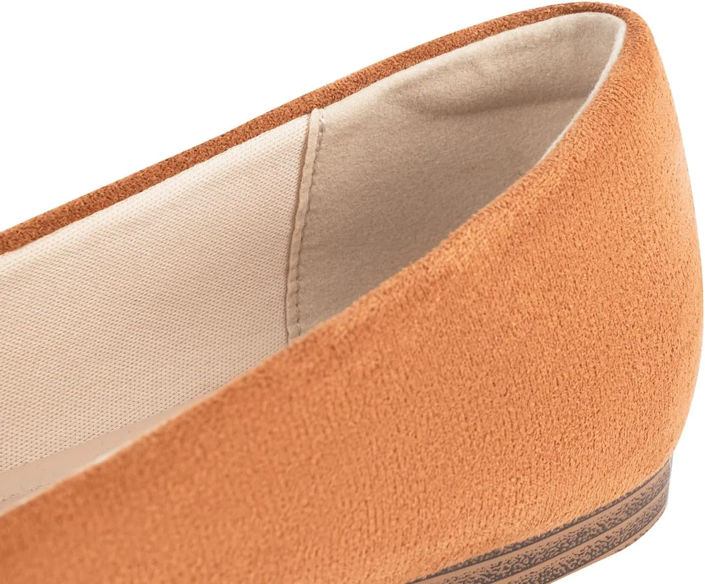 MUSSHOE Loafers for Women Comfortable Pointed Toe Memory Foam Women's Loafers