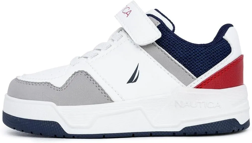 Nautica Kids Adjustable Strap Shoes | Comfortable Casual Sneakers for Boys and Girls, Toddlers & Little Kids