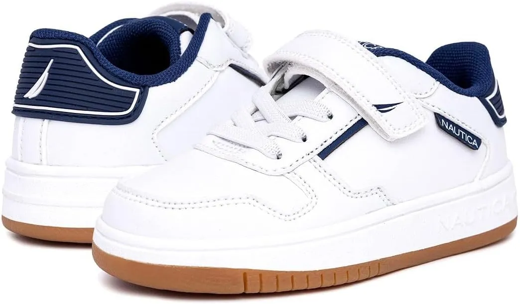 Nautica Kids Adjustable Strap Shoes | Comfortable Casual Sneakers for Boys and Girls, Toddlers & Little Kids