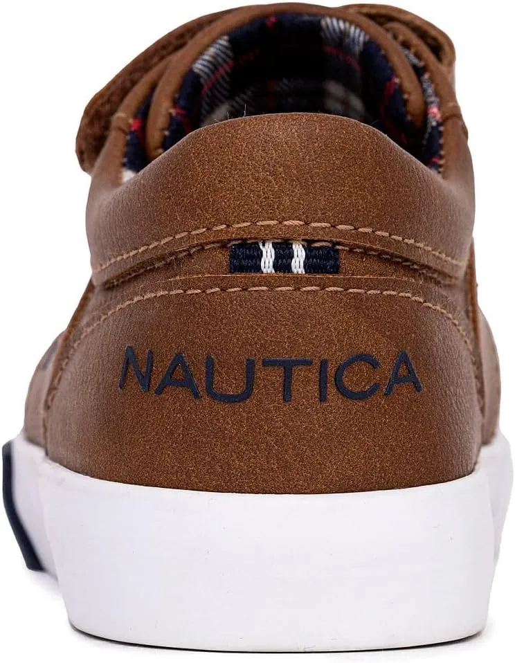 Nautica Kids Adjustable Strap Shoes | Comfortable Casual Sneakers for Boys and Girls, Toddlers & Little Kids