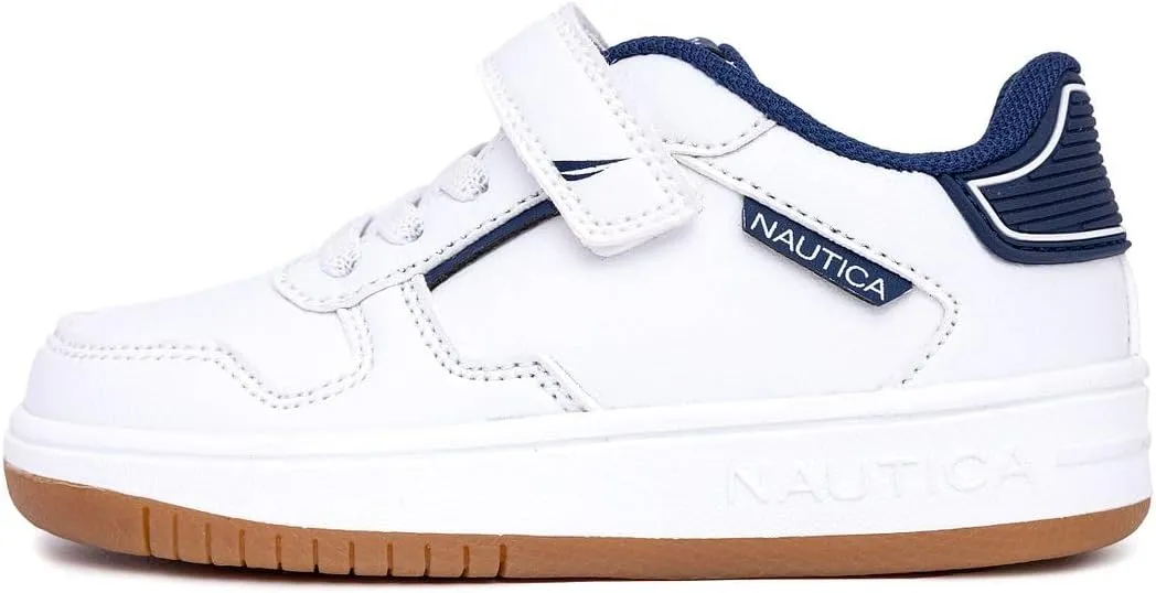 Nautica Kids Adjustable Strap Shoes | Comfortable Casual Sneakers for Boys and Girls, Toddlers & Little Kids
