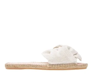New-year sale Cream Fast response time - Flat Yucatan Sandals - Knot with
