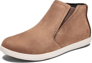 OLUKAI Hawai'iloa Manu Hope Women's Booties, Soft & Comfortable Waterproof Full-Grain Leather, Elastic Gore Panels for Customized Fit & Wet Grip Rubber Soles