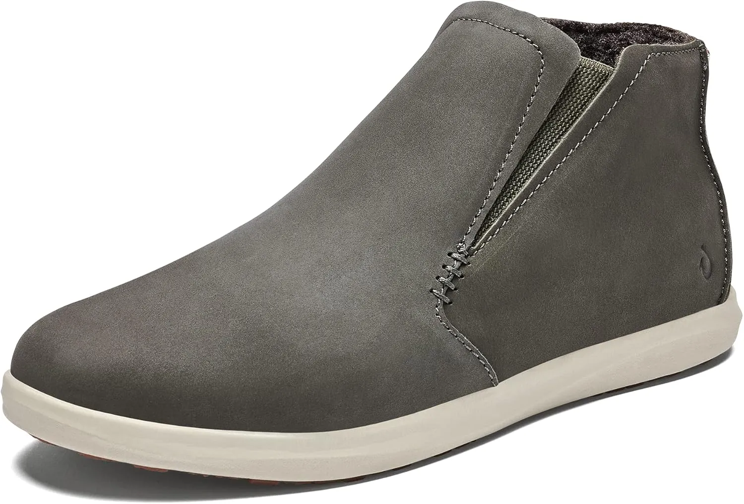 OLUKAI Hawai'iloa Manu Hope Women's Booties, Soft & Comfortable Waterproof Full-Grain Leather, Elastic Gore Panels for Customized Fit & Wet Grip Rubber Soles