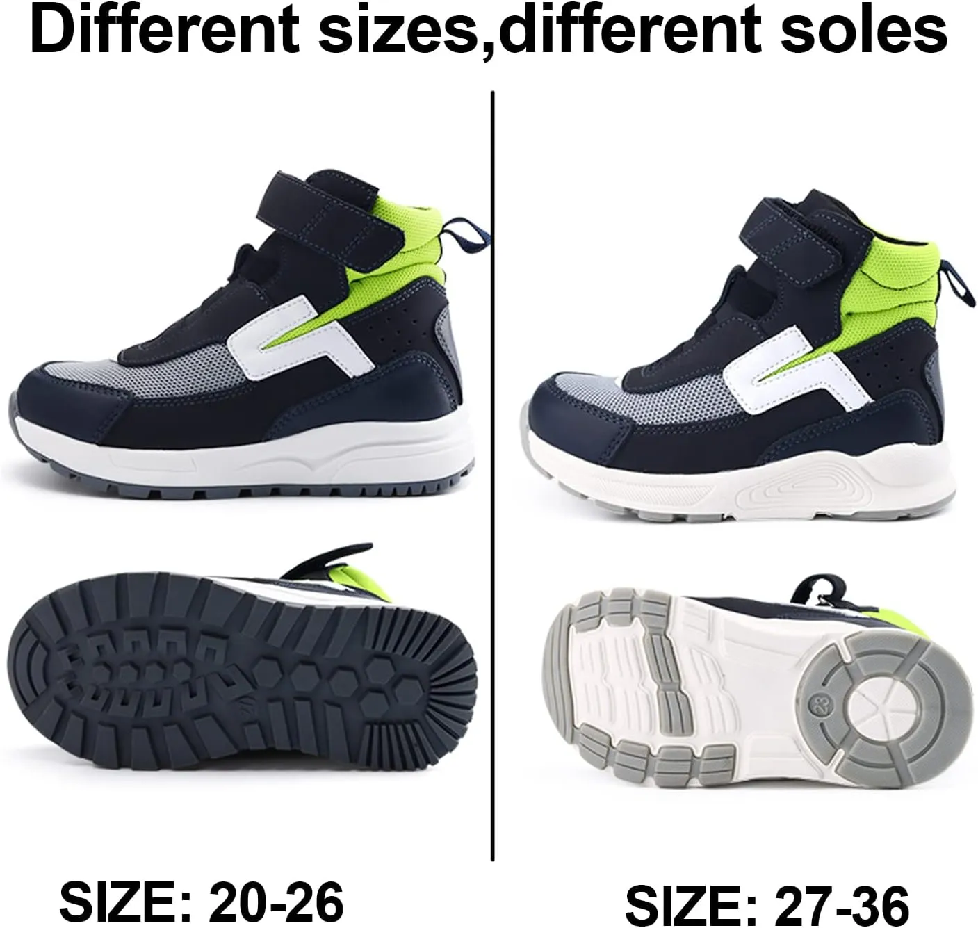 Orthopedic Shoes for Toddlers and Kids,Arch and Ankle Support Sneakers for Girls & Boys' Flat Feet and Foot Varus/Valgus