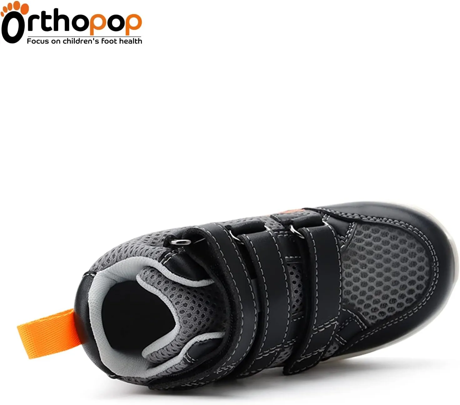 Orthopedic Sneakers for Kids and Toddlers,Breathable with Large Mesh,Light-Weight Shoes with Arch and Ankle Support