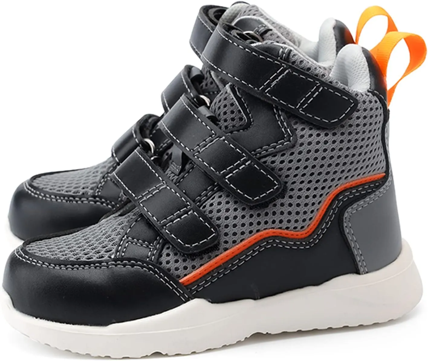 Orthopedic Sneakers for Kids and Toddlers,Breathable with Large Mesh,Light-Weight Shoes with Arch and Ankle Support