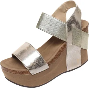Pierre Dumas Women's Hester-1 Wedge Sandals