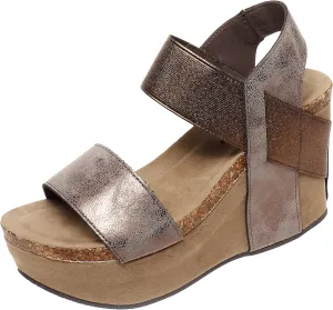 Pierre Dumas Women's Hester-1 Wedge Sandals