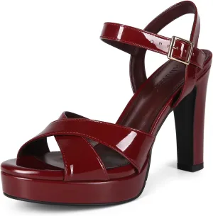 Platform High Heels for Women Strappy Chunky Heels Sandals for Women Open Toe Block Heeled Sandals with Ankle Strap Summer Dress Shoes