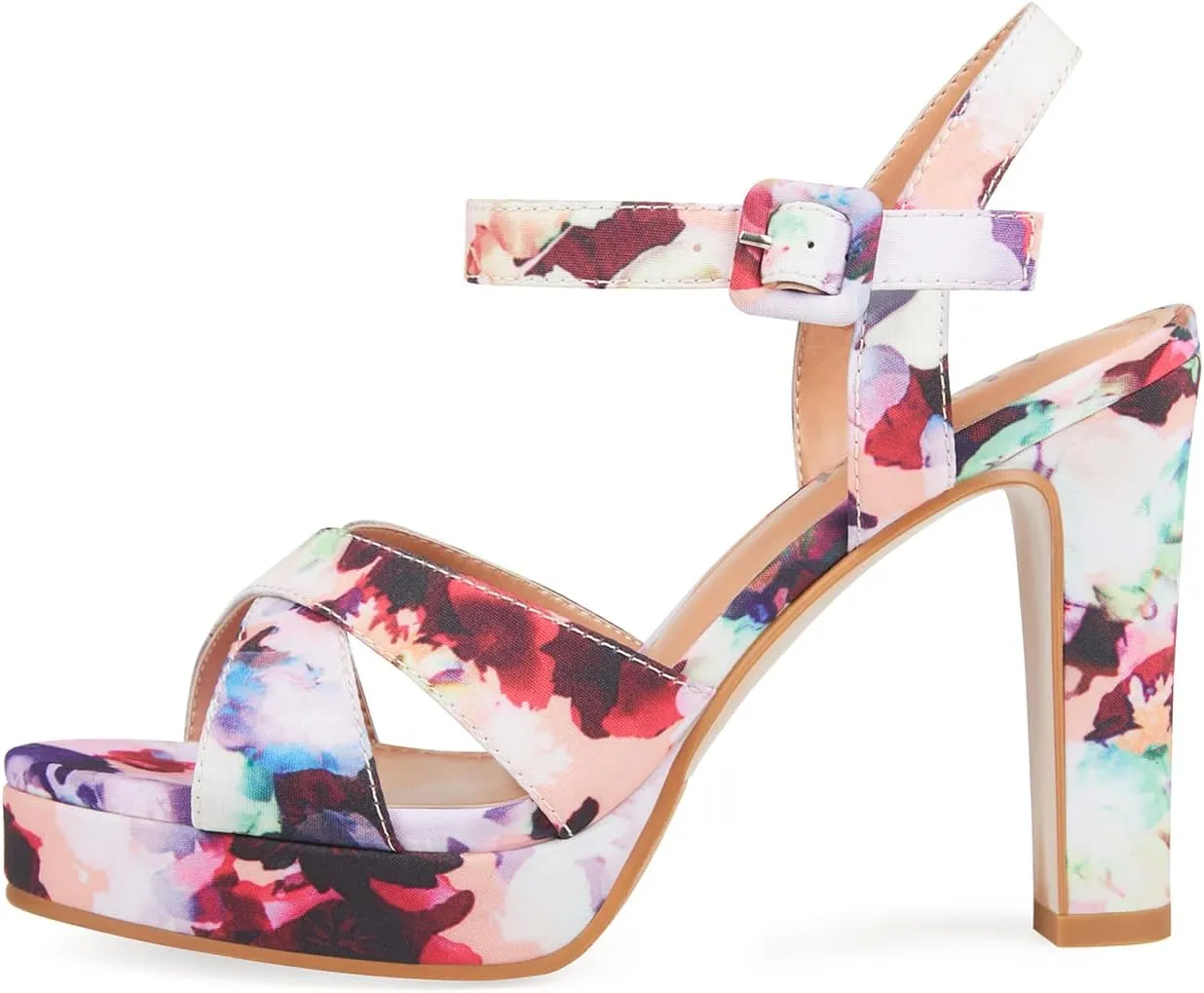 Platform High Heels for Women Strappy Chunky Heels Sandals for Women Open Toe Block Heeled Sandals with Ankle Strap Summer Dress Shoes