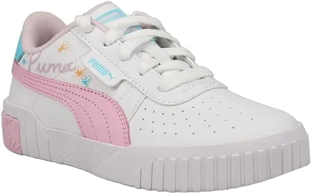 Puma Cali Sketch - Girls' Preschool (White/Pink)