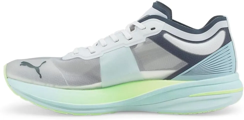 PUMA Mens Deviate Nitro Elite Racer Running Sneakers Shoes - Grey