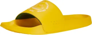 PUMA Men's Porsche Legacy Leadcat 2.0 Slide Sandals, Lemon Chrome-Black, 9