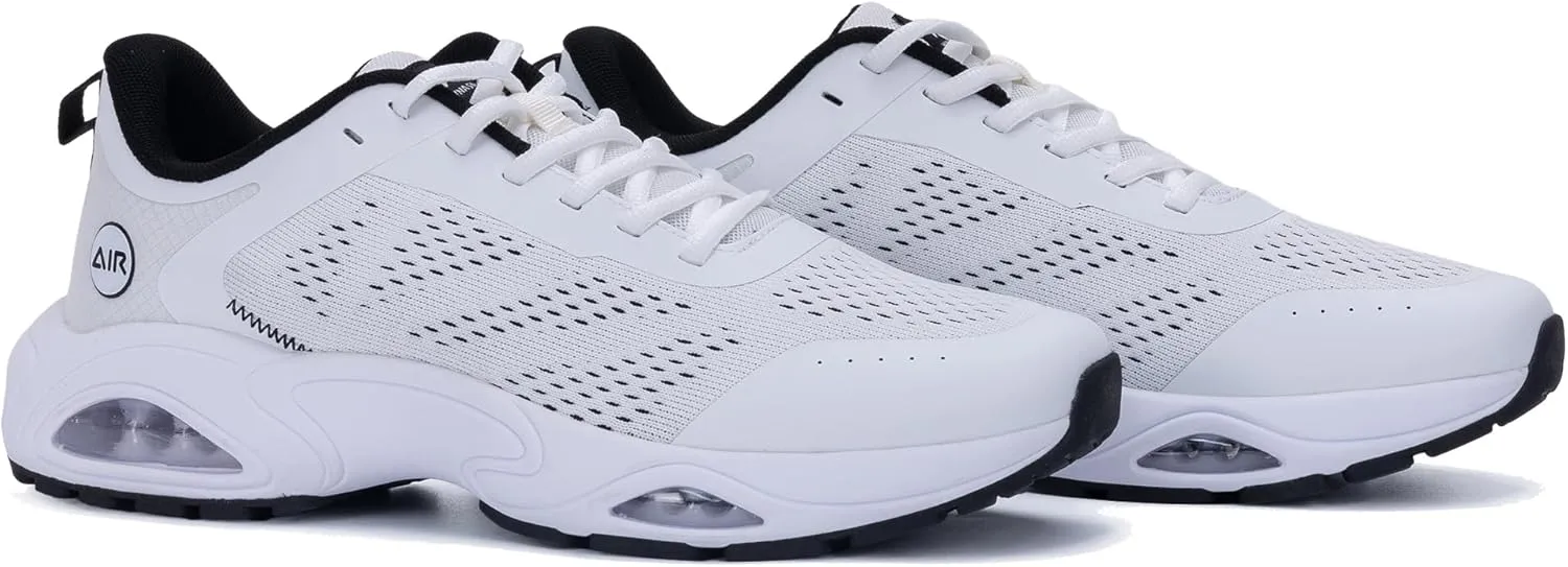 Quseek Mens Air Running Shoes Tennis Athletic Sneakers Lightweight Breathable Walking Sneakers for Gym Jogging Sports US 7-13