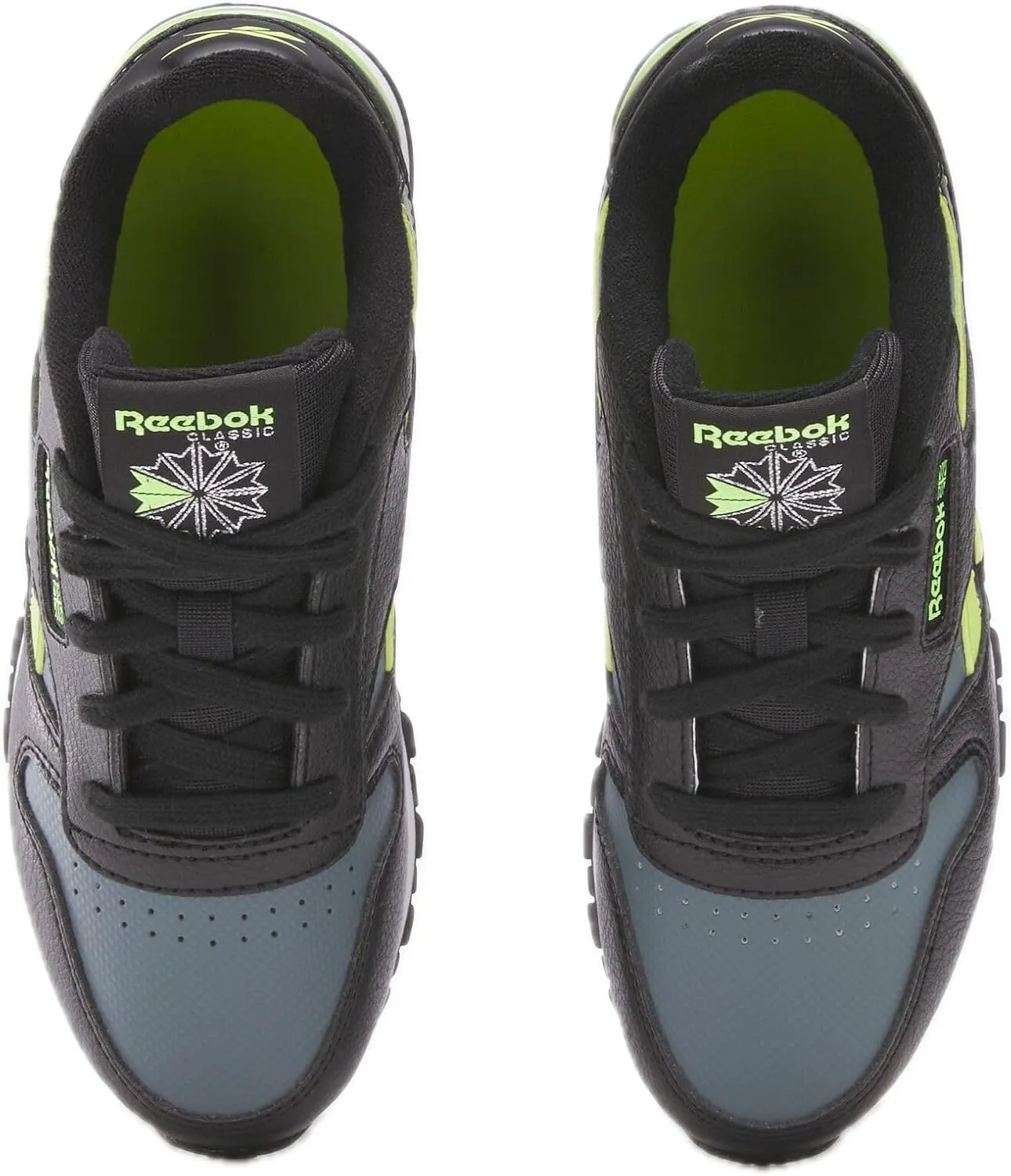 Reebok Unisex-Child Kid's Classic Leather Step N' Flash Sneaker