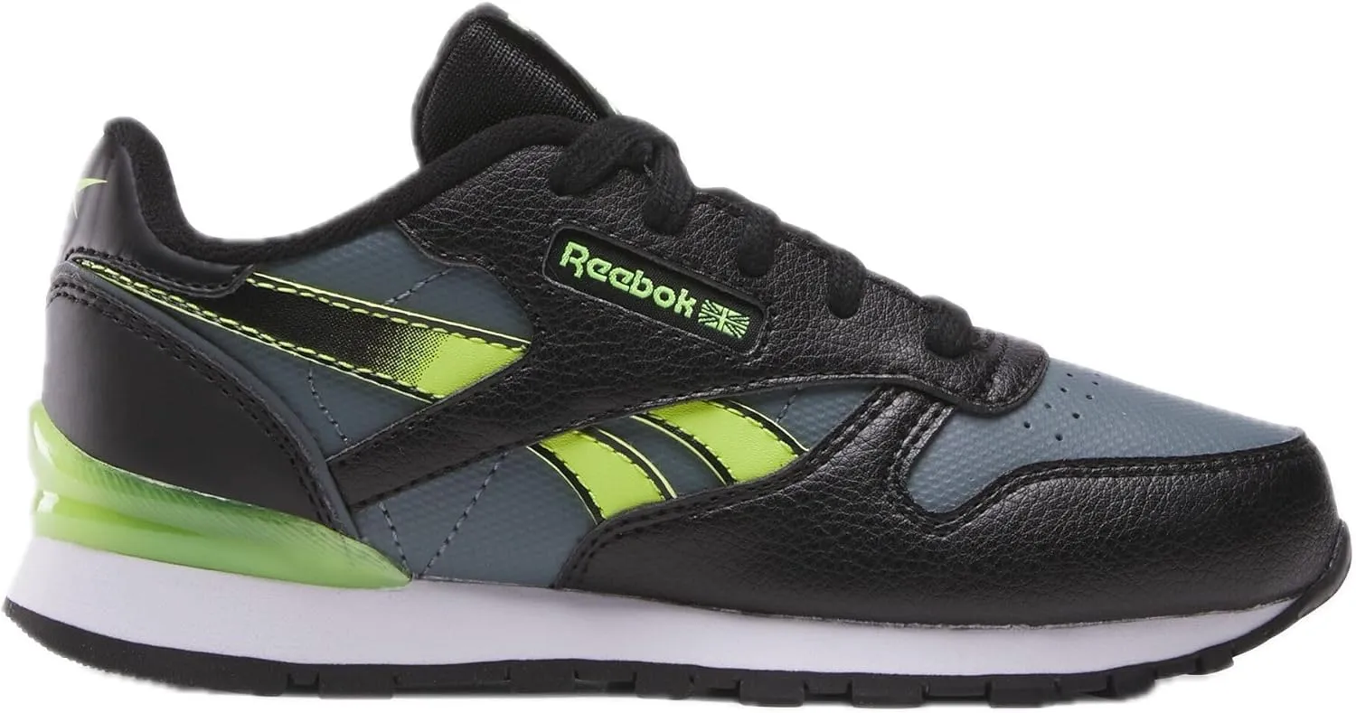 Reebok Unisex-Child Kid's Classic Leather Step N' Flash Sneaker