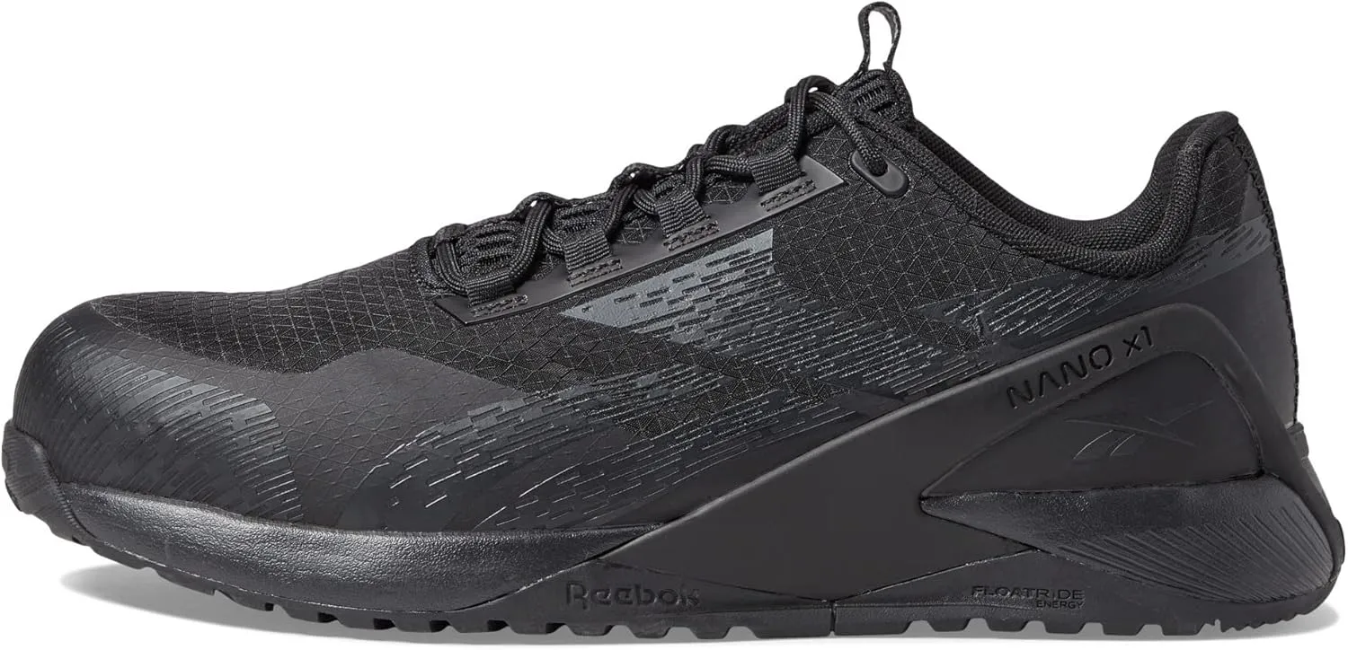 Reebok® Work Nanoflex TR Work EH Comp Toe Shoes for Men – TPU Heel Upper – Bootbed™ Footbed