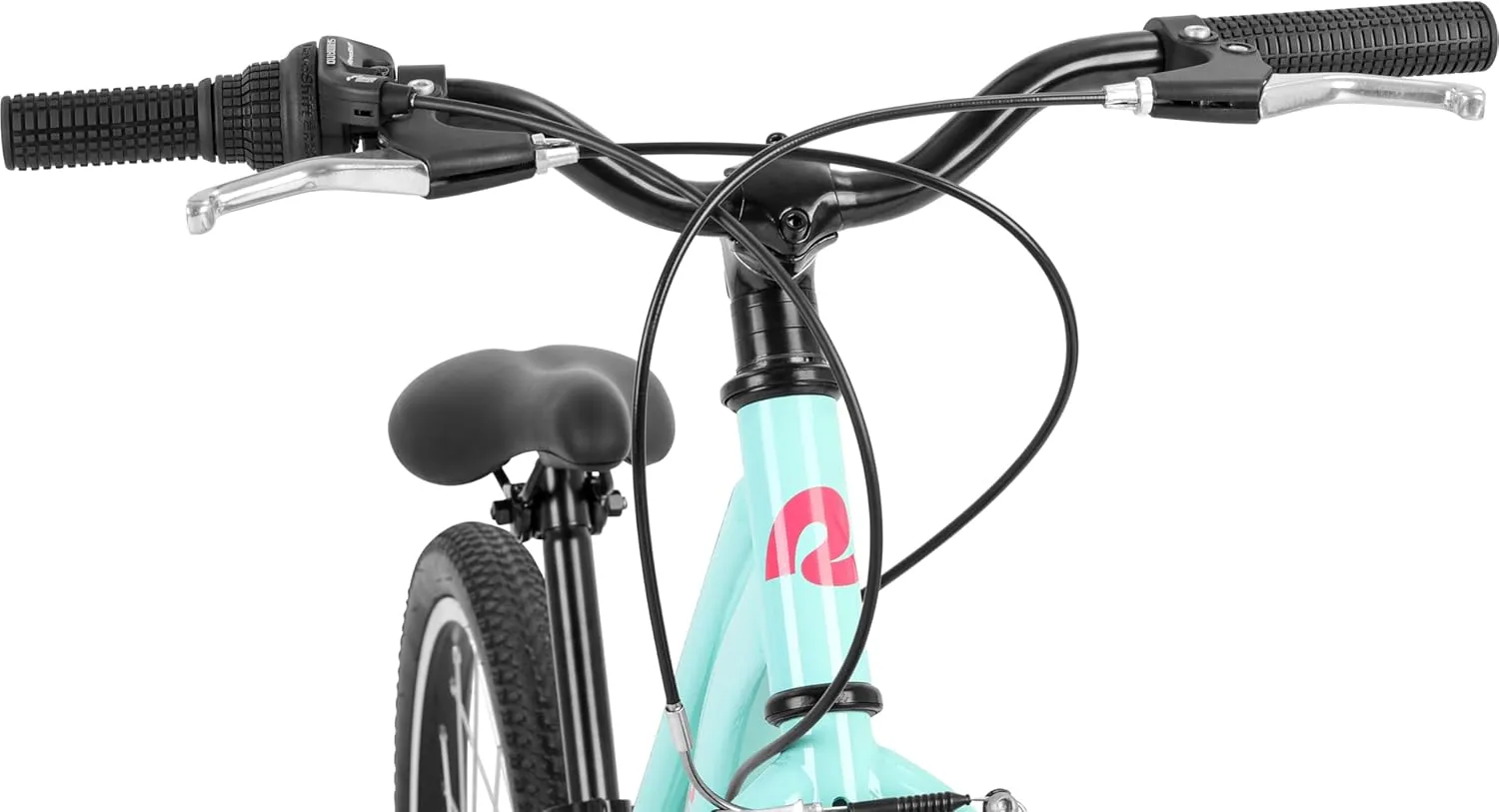 Retrospec Dart 20 & 24 Inch Hybrid Kids Bike - 7 Speed for Ages 6-11 Boys and Girls Youth Bicycle with 29" All Season Tires and Shock-Absorbing Suspension
