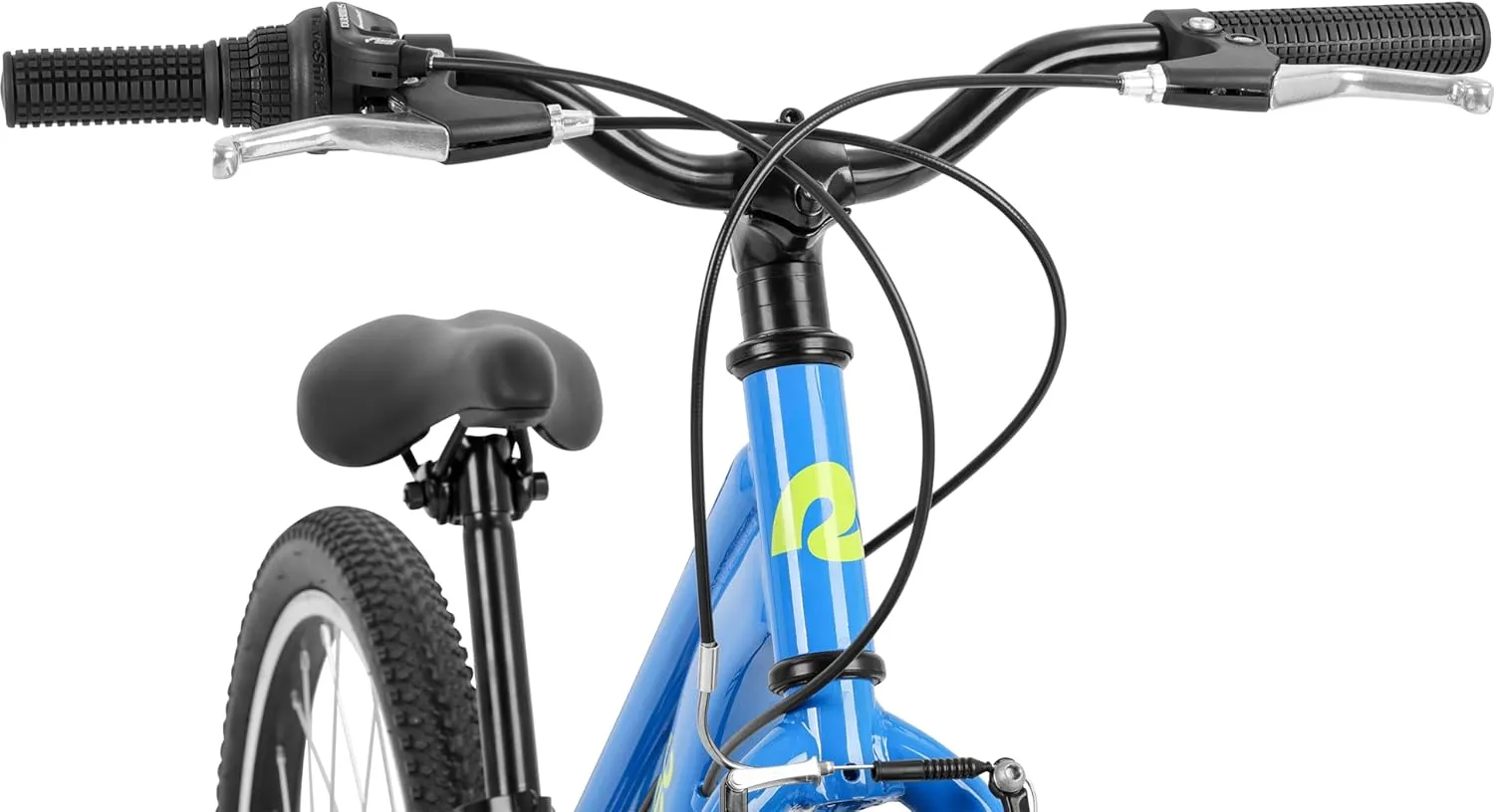 Retrospec Dart 20 & 24 Inch Hybrid Kids Bike - 7 Speed for Ages 6-11 Boys and Girls Youth Bicycle with 29" All Season Tires and Shock-Absorbing Suspension