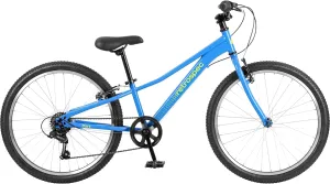 Retrospec Dart 20 & 24 Inch Hybrid Kids Bike - 7 Speed for Ages 6-11 Boys and Girls Youth Bicycle with 29" All Season Tires and Shock-Absorbing Suspension