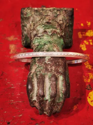 Scallop edge Karen Tribe half cuff bracelet