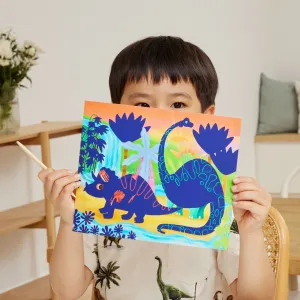 Scratch Art -  Dinosaurs - 5 