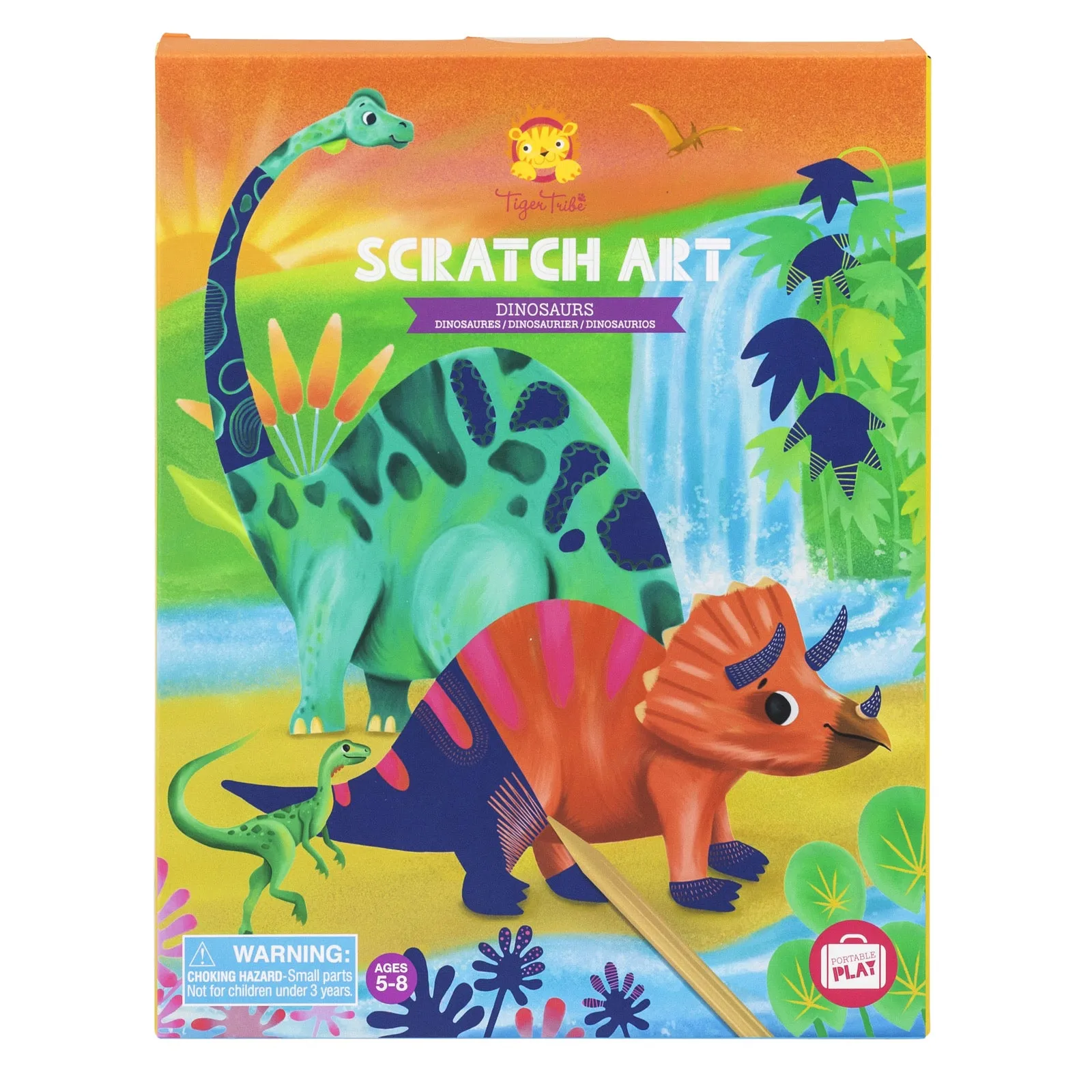Scratch Art -  Dinosaurs - 5 