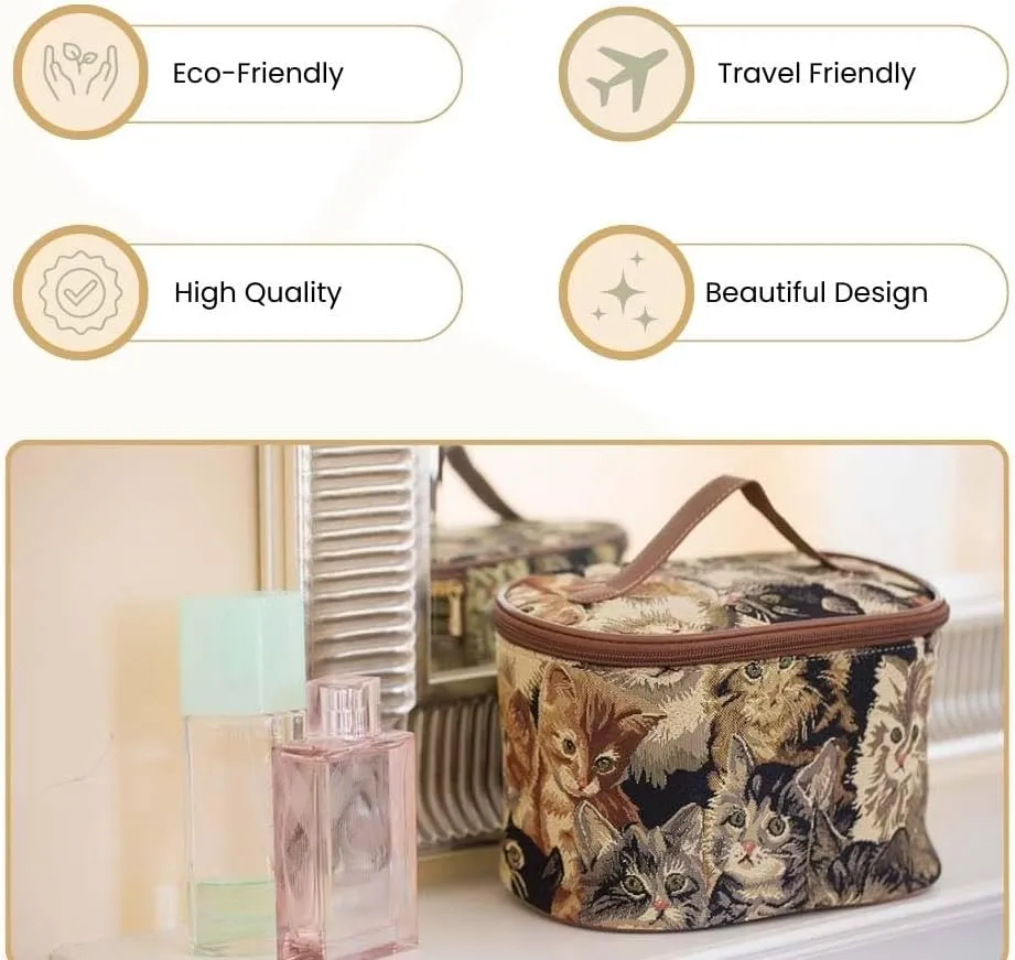 Signare Womens Vanity Bag/Toiletry Case/Make-Up Case, Available in 14 Designs