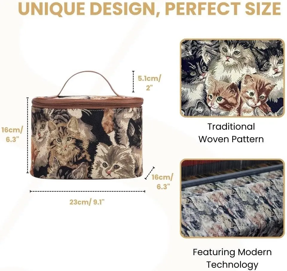 Signare Womens Vanity Bag/Toiletry Case/Make-Up Case, Available in 14 Designs