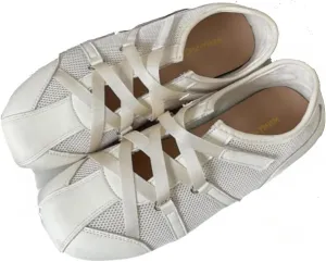 Sneakerina Dressy Ballet Sneakers Women Girls Cute Y2K Retro Lace Up Round Toes Breathable Non-Slip Chunky Sole Casual Fabric Platform Sneakers Preppy Back to School Gifts Daughter Granddaughter
