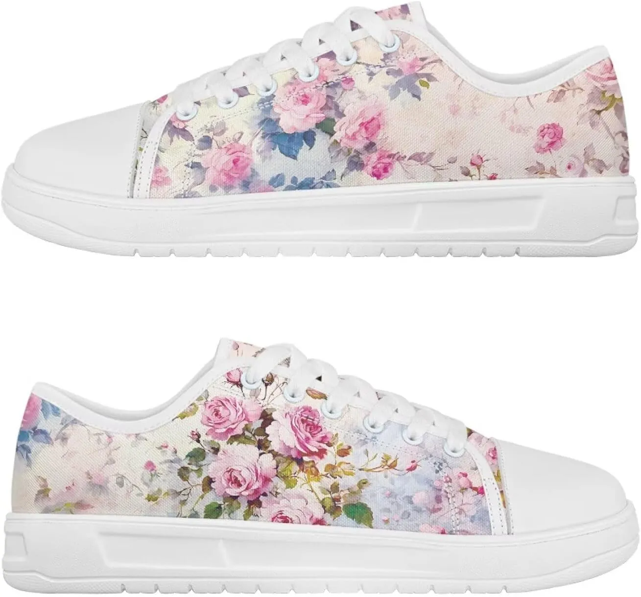 Sneakers for Women Memory Foam Spring Shoes for Women Footwear Slip-On Canvas Shoes Non Slip Fashion 5.5-13.5