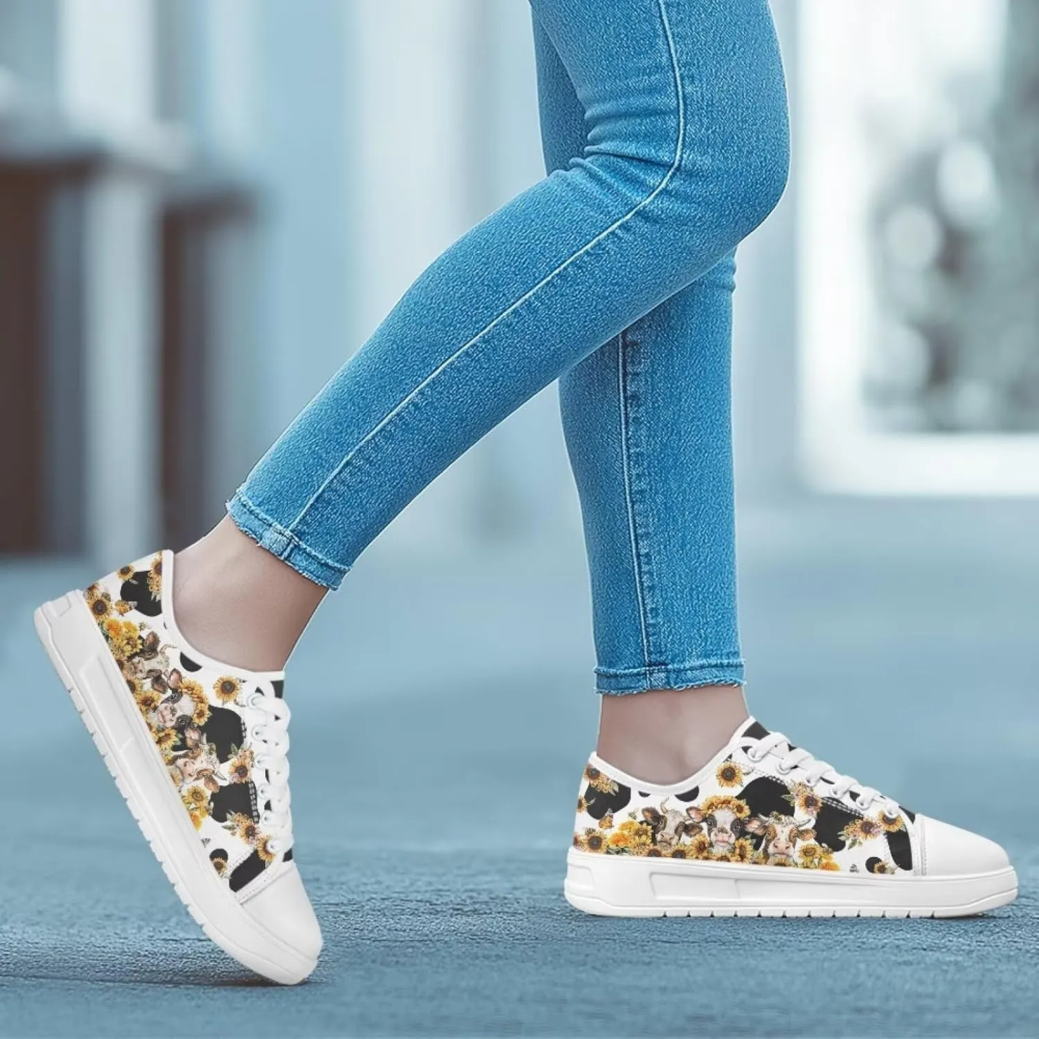 Sneakers for Women Shoes Footwear Memory Foam Insole Lightweight and Non-Slip Sole Lace Up Fashion Sneaker