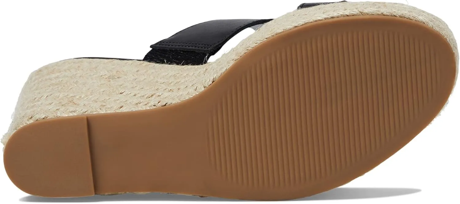 Steve Madden Sunrise Wedge Sandals for Women - Jute Wrapped Wedge Heel, Padded Footbed, and Open-Toe