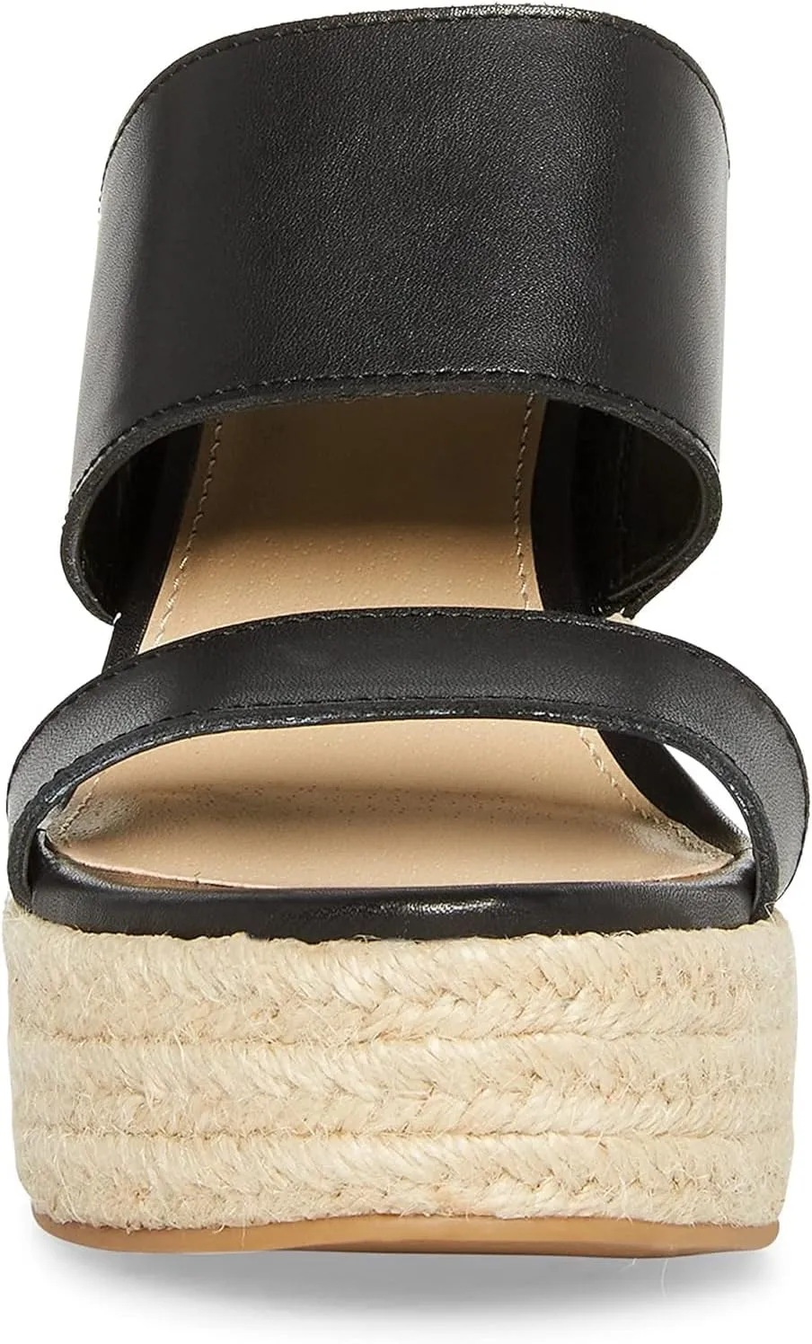 Steve Madden Sunrise Wedge Sandals for Women - Jute Wrapped Wedge Heel, Padded Footbed, and Open-Toe