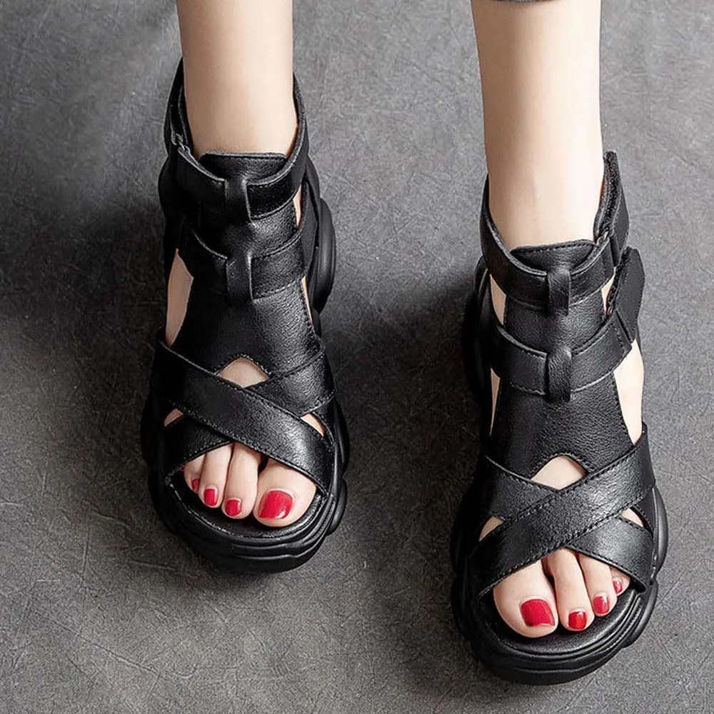 Ulalaza Women's Soft Comfortable PU Open Toe Slide Sandals No-Slip Footbed, Hollow Out Slip on Flats Ladies