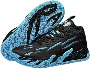 Unisex Basketball Sneakers Breathable Athletic Shoes with Multi Color Matching Design, Dynamic Traction All-Day Comfort for Indoor/Outdoor Courts