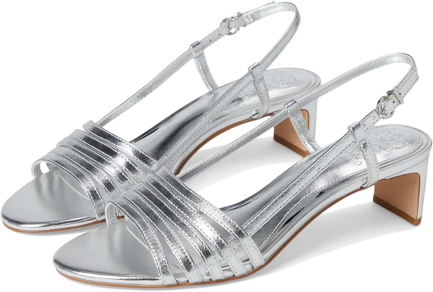 Vince Camuto Women's Layton Strappy Kitten Heel Sandals Heeled